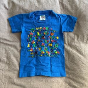 Blue kids graphic t-shirt